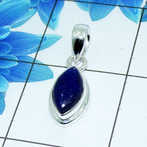 Amazing Lapis Lazuli E - ISP980-Sterling silver Lapis Lazuli Pendants