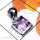 Amethyst C - ISP985-Cut Amethyst Plain Silver Pendant
