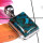 Blue copper Turquoise*O - ISP986-Blue copper Turquoise silver Pendants