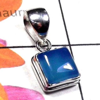 Chalcedony cab E - ISP988-Wholesale silver Chalcedony Pendants Chalcedony cab E - ISP988-Wholesale silver Chalcedony Pendants