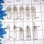 Crystal Quartz - C - MTS999 - 10 Pcs Lots White Metal-Non Silver Natural Crystal Quartz Gemstone Metaphysical Pendant