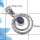 Labradorite Cut K - NSP978 - Solid 92.5% Sterling Silver Natural Blue Fire Labradorite Cut Gemstone Pendant