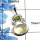 Prehnite Cab & Peridot Cut - C NSP990 - Awesome Natural Prehnite & Peridot Gemstone 925 Sterling Silver Designer Pendant