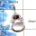 Rose Quartz Cab & Garnet Cut - E NSP990 - Natural Rose Quartz & Garnet Gemstone 925 Silver Designer Pendant