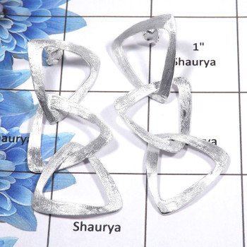 Plain Silver Earrings F - PCJ986 - Latest Collection Solid 925 Sterling Plain Silver Dangle Earrings Jewelry Plain Silver Earrings F - PCJ986 - Latest Collection Solid 925 Sterling Plain Silver Dangle Earrings Jewelry