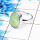 Prehnite A- PSR725 -Trendy 925 Sterling Silver Plain Style Fashionable Ring Prehnite A- PSR725 -Trendy 925 Sterling Silver Plain Style Fashionable Ring