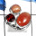 Rhodochrosite-K PSR735-Natural Cabochon Gemstone Plain Ring 925 Sterling Silver