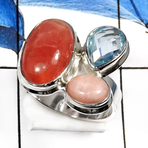 Rhodochrosite-L SDR735-Attracting Cab & Cut Gemstones Wholesale Fashion Pendant 925 Sterling Silver