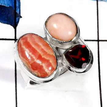 Rhodochrosite-M PSR735-Beautiful Cab & Cut Gemstone Factory Wholesale Ring 925 Sterling Silver Rhodochrosite-M PSR735-Beautiful Cab & Cut Gemstone Factory Wholesale Ring 925 Sterling Silver