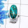 Beautiful Blue Copper Turquoise Cab B - PSR980-925 Sterling Silver Fashionable Design Blue Copper Turquoise