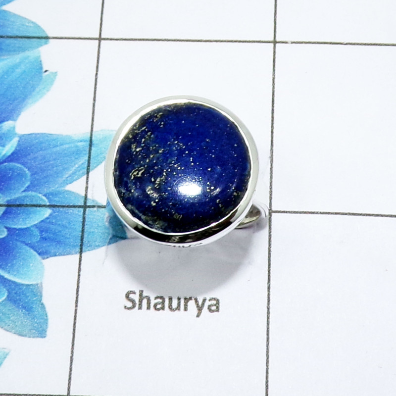 Beautiful Lapis Lazuli Cab A - PSR981-925 Sterling Silver Fashionable Design Lapis Lazuli