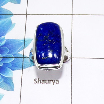 Beautiful Lapis Lazuli Cab D - PSR981-925 Sterling Silver Fashionable Design Lapis Lazuli