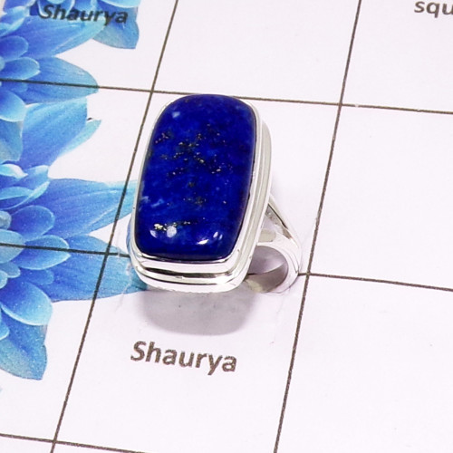 Beautiful Lapis Lazuli Cab D - PSR981-925 Sterling Silver Fashionable Design Lapis Lazuli Beautiful Lapis Lazuli Cab D - PSR981-925 Sterling Silver Fashionable Design Lapis Lazuli