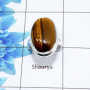 Beautiful Tiger Eye Cab B - PSR982-925 Sterling Silver Fashionable Design Tiger Eye Cab
