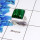 Beautiful Malachite Cab A - PSR984-925 Sterling Silver Fashionable Design Malachite Cab
