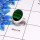 Beautiful Malachite Cab C - PSR984-925 Sterling Silver Fashionable Design Malachite Cab