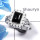 Black Onyx Cab E - RBS852 - Solid 925 Sterling Silver Awesome Natural Black Onyx Gemstone Light Weight Ring