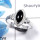 Black Onyx Cab G - RBS852 - Indian Company Made Solid 925 Sterling Silver Designer Tiny Ring