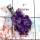 Amethyst Druzy-N RPP967-Attractive Amethyst Druzy Plain Handmade Pendant 925 Sterling Silver