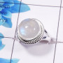 Rainbow Moonstone Cab O- RSS776-925 Sterling Silver Direct Factory Made Rainbow Moonstone Wholesale Ring