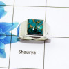 Blue Copper Turquoise Cab H - RSS832-Natural Cabochon Gemstones Handmade Wedding Rings 925 Sterling Silver