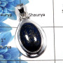 Lapis Cab - SALE722 - Exclusive Natural Blue Lapis Gemstone Solid 92.5% Sterling Silver Plain Setting Pendant