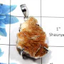 Vanadinite SALE735 - Natural Vanadinite Gemstone Solid 92.5% Sterling Silver Prong Setting Pendant