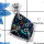 Dichroic Glass SALE744-Exclusive Look Designer Wholesale Pendants 925 Sterling Silver