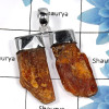 Orange Kynite - SALE777 - Fabulous Design Kynite Gemstone Handmade Pendant 925 Sterling Silver