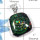 Dichroic Glass SALE797 - Solid 92.5% Sterling Silver Natural Dichroic Glass Gemstone Prong Pendant