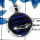Dichroic Glass SALE819 - Eye Catching New Design Cab Women's Pendants 925 Sterling Silver