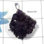 Amethyst Druzy SALE846 - Natural Amethyst Druzy Gemstone 925 Sterling Silver Prong Setting Pendant