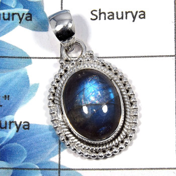 Labradorite - SALE921 - Christmas Sale Natural Blue Fire Labradorite Gemstone 925 Sterling Silver Designer Pendant Labradorite - SALE921 - Christmas Sale Natural Blue Fire Labradorite Gemstone 925 Sterling Silver Designer Pendant
