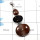 Bio Rutile & Smokey - SALE925 - Christmas Sale Indian Company Made Solid 925 Sterling Silver Plain Setting Pendant