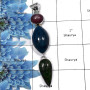 Apatite, Ruby SALE935 - Beautiful Handmade Designer Pendant 925 Sterling Silver