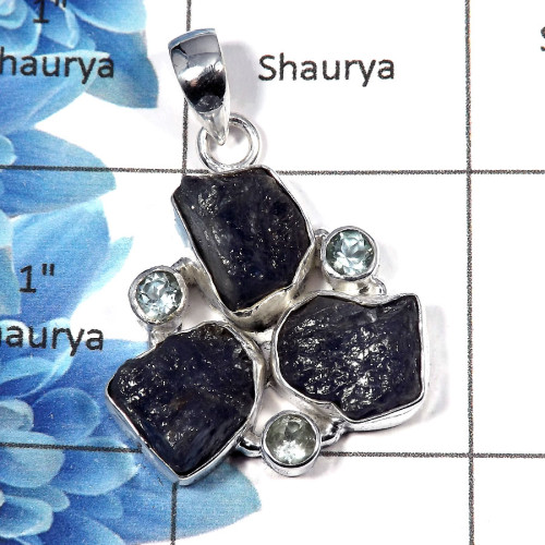 Tanzanite & Blue Topaz - SALE989 - Tanzanite & Blue Topaz - SALE989 - 925 Sterling Silver Natural Tanzanite & Blue Topaz Gemston Tanzanite & Blue Topaz - SALE989 - Tanzanite & Blue Topaz - SALE989 - 925 Sterling Silver Natural Tanzanite & Blue Topaz Gemston