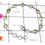 Lemon B - SBB995-Semiprecious Gemstone Sterling Silver Bejal Bracelet
