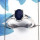 Sapphire Cut O - SCR758 - Gorgeous Natural Blue Sapphire Cut Gemstone Casting Ring 925 Sterling Silver