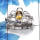 Citrine Cut D - SCR764 - Natural Citrine 5x7mm Oval Cut Gemstone 925 Sterling Silver Flower Design Casting Ring