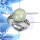 Prehnite Cab E - SCR768 - Natural Green Prehnite Cabochon Gemstone Casting Ring Solid 925 Sterling Silver