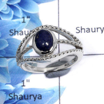 Lapis Cab J - SCR770 - Gorgeous Natural Blue Lapis Oval Shape Gemstone 925 Sterling Silver Casting Ring Lapis Cab J - SCR770 - Gorgeous Natural Blue Lapis Oval Shape Gemstone 925 Sterling Silver Casting Ring