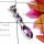Amethyst H - SD948-Cut and Cab Gemstone Sterling Silver Pendant