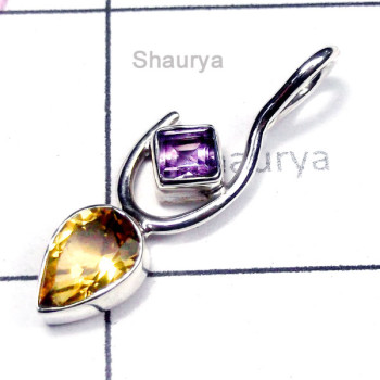 Citrine G - SD958-Stylish Pendant with Lovely Gemstone Citrine G - SD958-Stylish Pendant with Lovely Gemstone