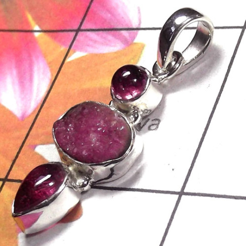 Tourmaline cab - SD974-Tourmaline gems silver Pendant Tourmaline cab - SD974-Tourmaline gems silver Pendant