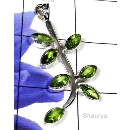 Peridot B - SD977-Precious Cut Gemstone Gorgeous Pendant Peridot B - SD977-Precious Cut Gemstone Gorgeous Pendant