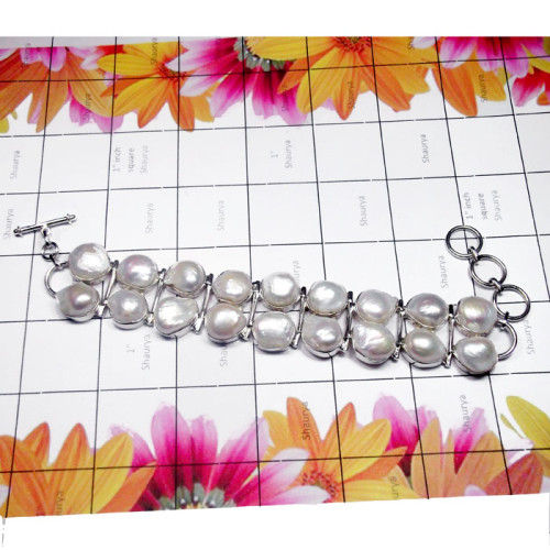 Pearl O - SDB998-Beautiful Pearl Gemstone Gorgeous Bracelet Pearl O - SDB998-Beautiful Pearl Gemstone Gorgeous Bracelet