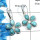 Larimar Cab - D SDE532 - Indian Company Made Solid 92.5% Sterling Silver Flower Design Earrings