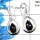 Pietersite Cab - B SDE533 - Solid 925 Sterling Silver Natural Blue Pietersite Cab Gemstone Designer Earrings