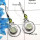 Prehnite Cab & Peridot Cut - B SDE534 - Solid 925 Sterling Silver Natural Prehnite & Peridot Gemstone Designer Earrings