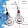 Rose Quartz & Garnet Cut - E SDE534 - Solid 92.5% Sterling Silver Natural Rose Quartz & Garnet Gemstone Designer Earrings